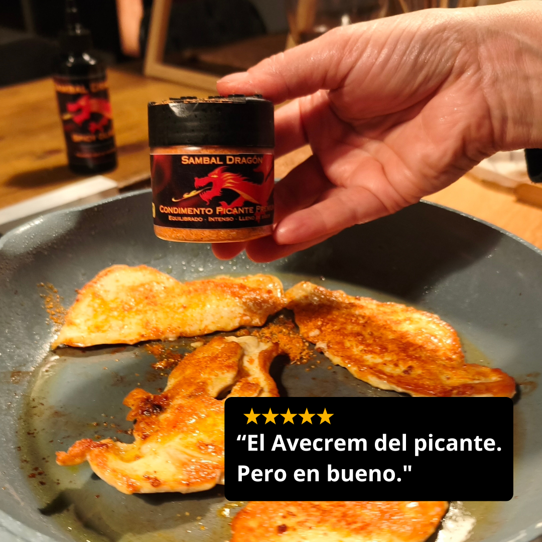 Condimento Picante - Mezcla Intensa - Sabor Sambal Dragón