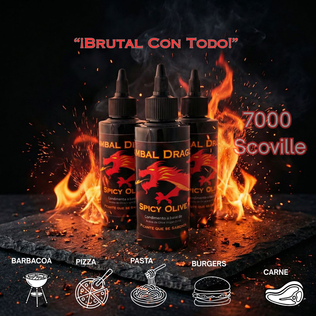 Pack 3 × Spicy Olive – Picante a base de Aceite de Oliva  (–10%)